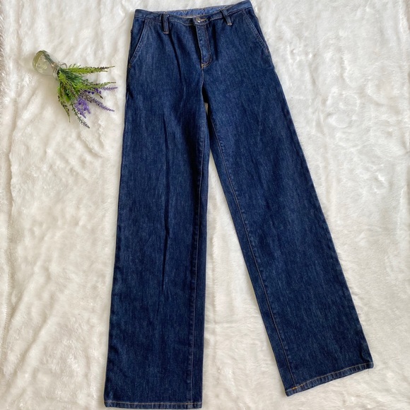 Opening Ceremony Denim - OPENING Ceremony Trouser Leg Dark Wash Jeans